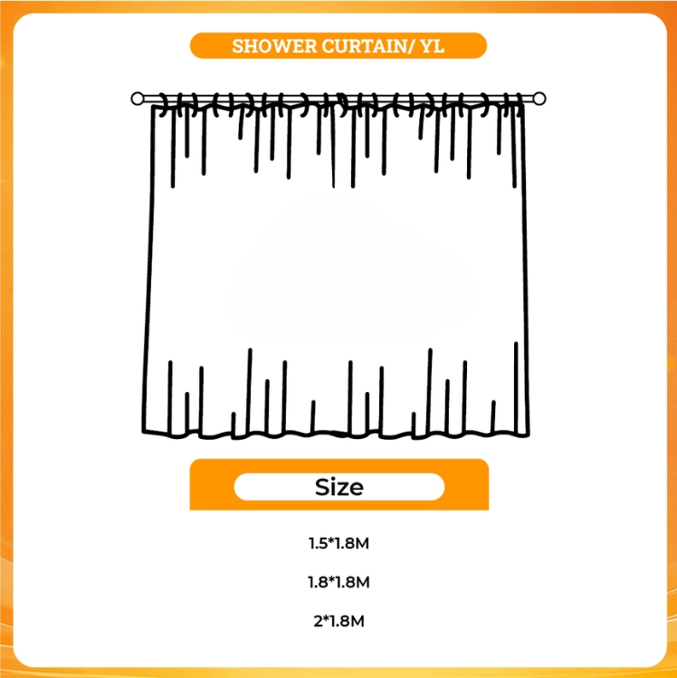 3D shower curtain - Ninja Turtles Merch
