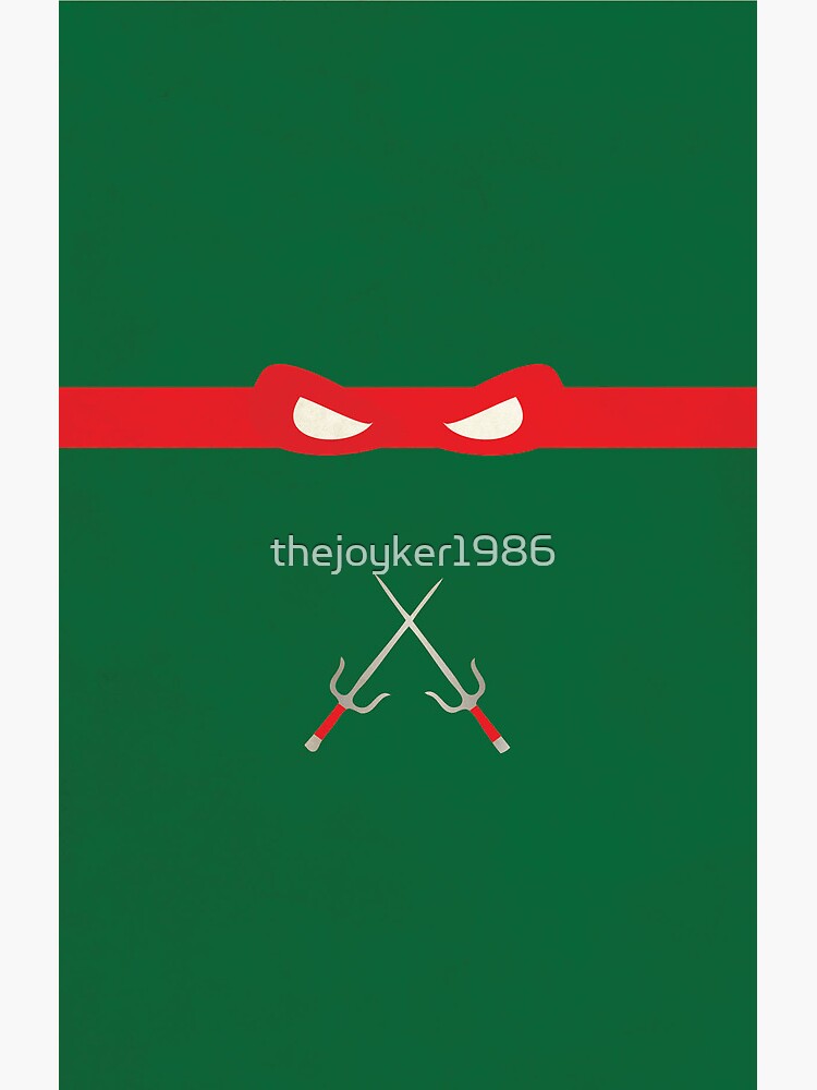 Red Ninja Turtles Raphael Shower Curtain - Image 2