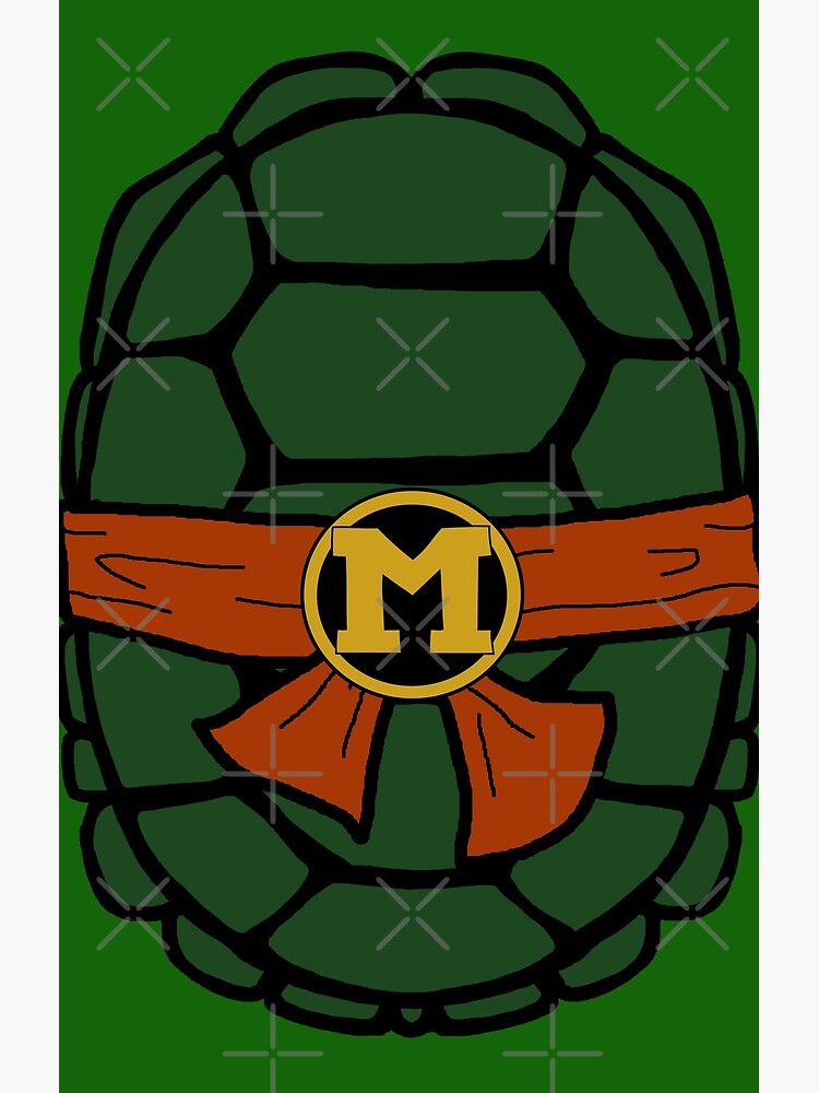 Ninja Turtle Mikey Shower Curtain - Image 2