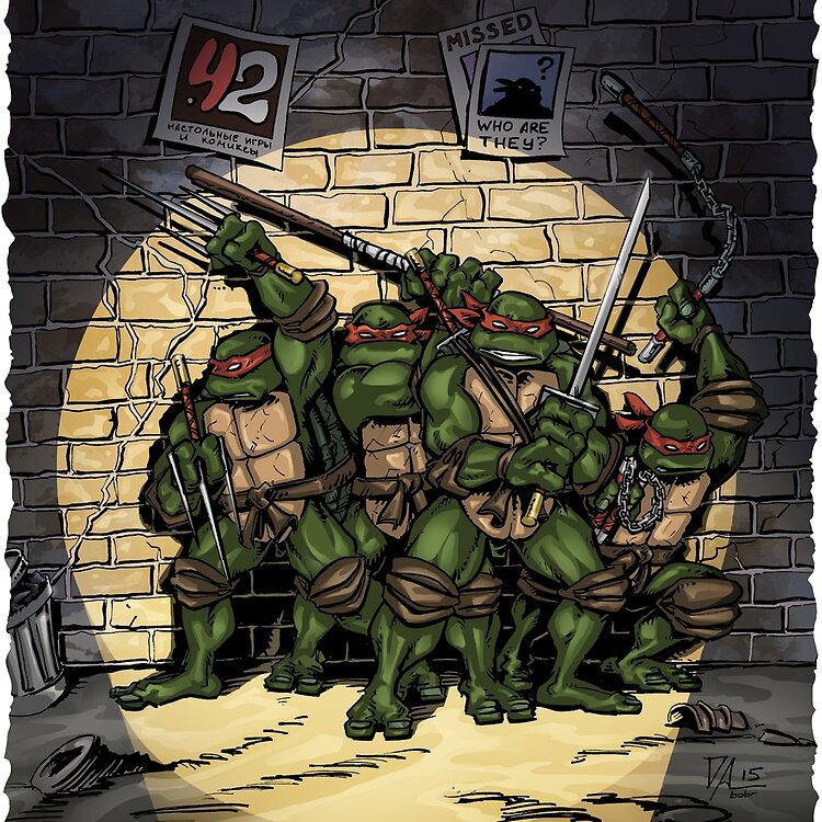 Ninja Turtles Classic Defence Stand Tote Bag - Image 2