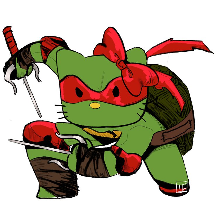 Kitty Raphael Tote Bag - Image 2