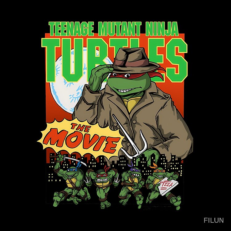 Ninja Turtles First Movie 1990 Raphael Tote Bag - Image 2