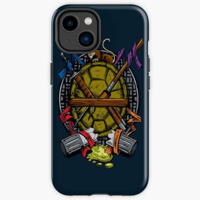 Turtle Family Crest Full Color Iphone Case