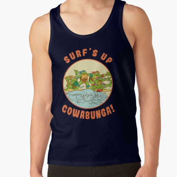 Teenage Mutant Ninja Turtles Surf S Up Circle Group Poster Tank Top - Image 5
