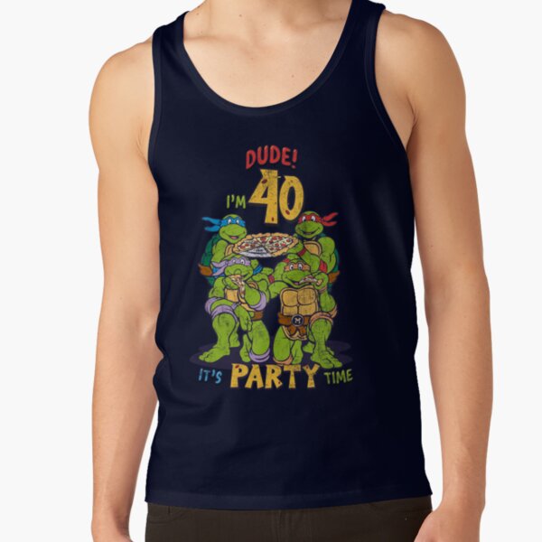 Teenage Mutant Ninja Turtles 40th Birthday Pizza Party Tank Top - Image 5