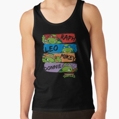 Teenage Mutant Ninja Turtles Nickname Retro Ninja Panels Tank Top