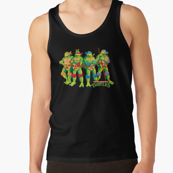 Teenage Mutant Ninja Turtles Polygon Geometric Ninja Group Tank Top