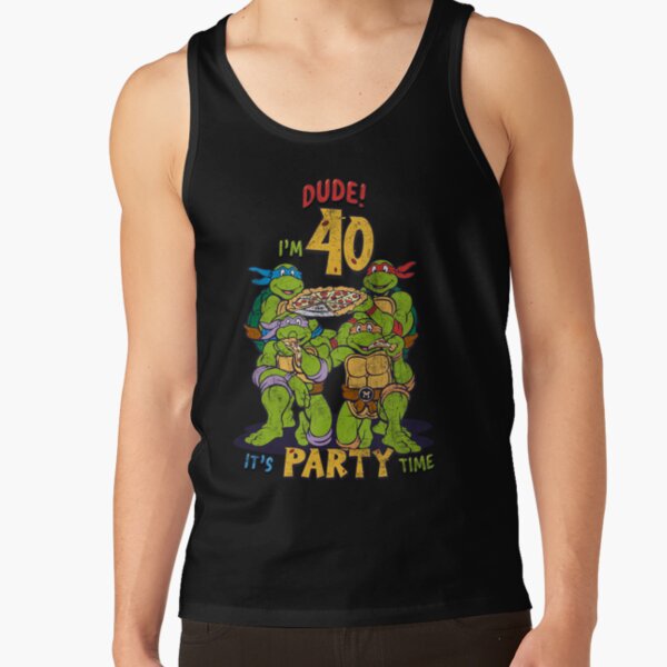 Teenage Mutant Ninja Turtles 40th Birthday Pizza Party Tank Top
