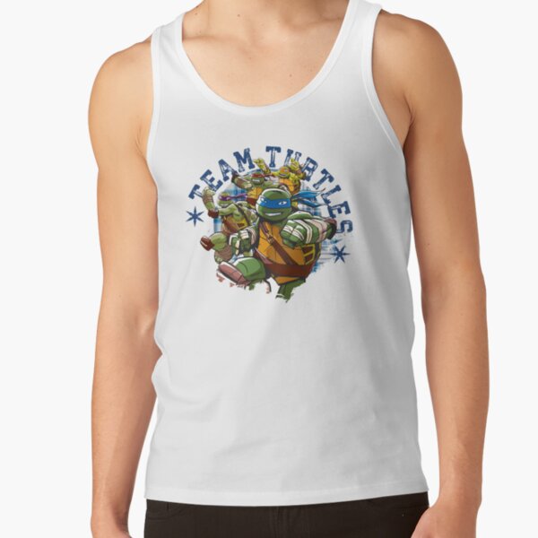 Teenage Mutant Ninja Turtles Vintage Collegiate Team Turtles Tank Top