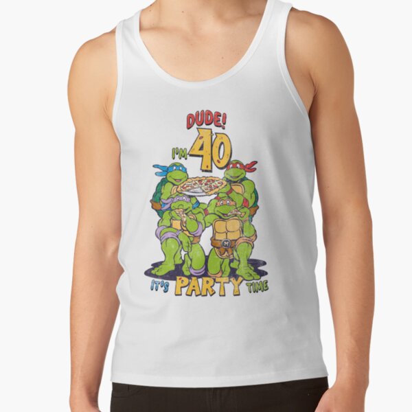 Teenage Mutant Ninja Turtles 40th Birthday Pizza Party Tank Top - Image 2