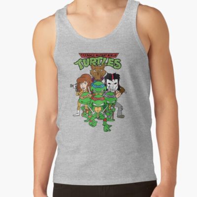 Teenage Mutant Ninja Turtles Characters Group Shot Poster Tank Top