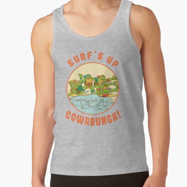 Teenage Mutant Ninja Turtles Surf S Up Circle Group Poster Tank Top - Image 3