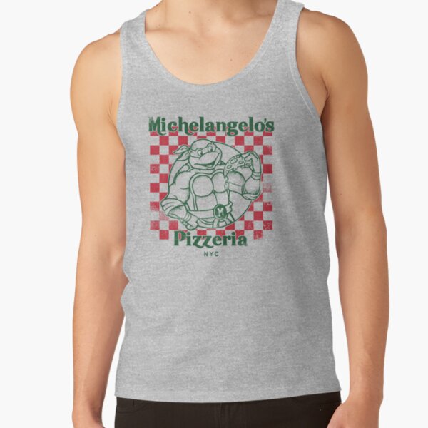 Teenage Mutant Ninja Turtles Mikey S Yummy Pizza Tank Top - Image 3