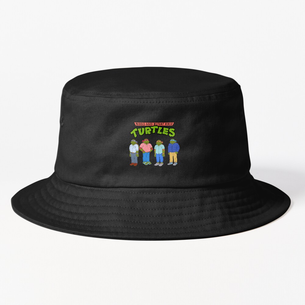 Mid Dle Aged M Utant Nin Ja Turtles Bucket Hat