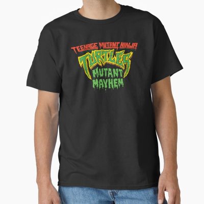 Teenage Mutant Ninja Turtles Mutant Mayhem Retro Slime Logo T-shirt