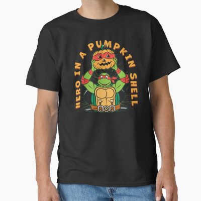 Teenage Mutant Ninja Turtles Raphael Halloween Pumpkin T-shirt
