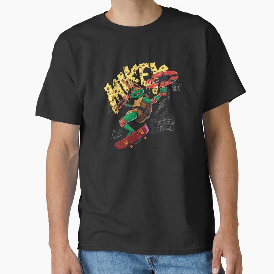 Teenage Mutant Ninja Turtles Mutant Mayhem Mikey Pose T-shirt - Image 2