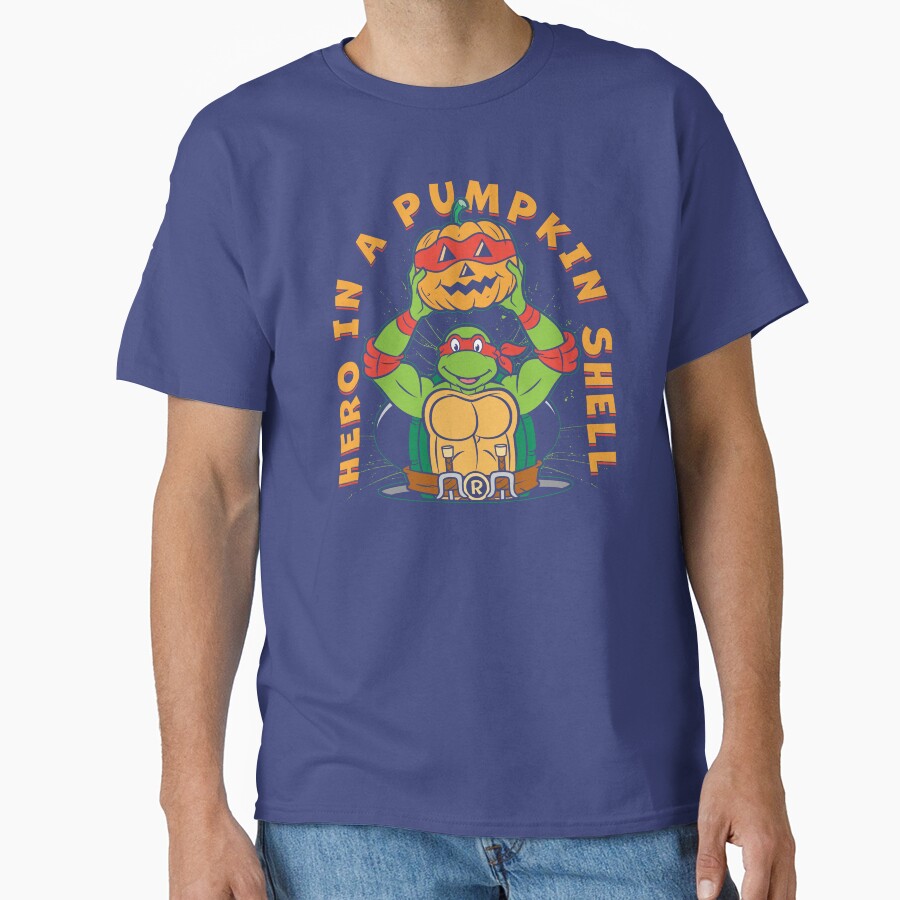 Teenage Mutant Ninja Turtles Raphael Halloween Pumpkin T-shirt - Image 4