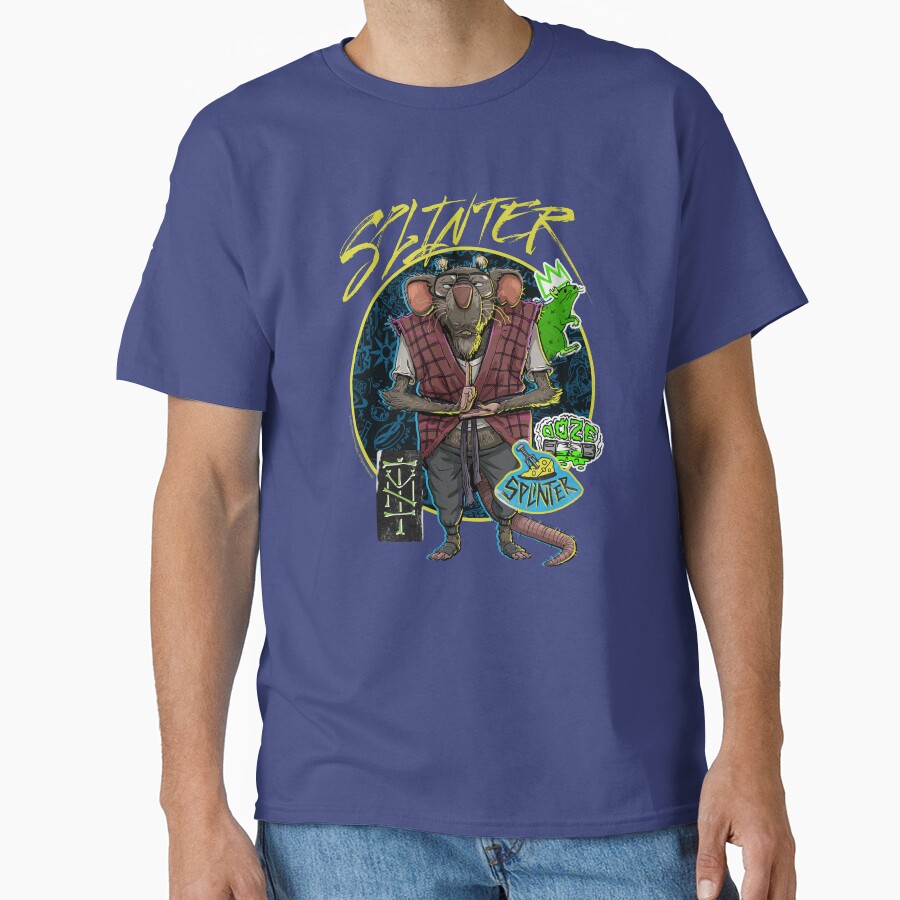 Teenage Mutant Ninja Turtles Mutant Mayhem Hipster Splinter T-shirt - Image 4