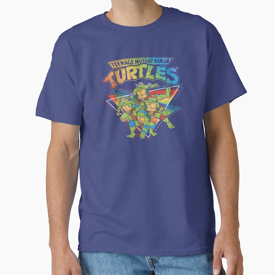 Teenage Mutant Ninja Turtles Pride Rainbow Gradient T-shirt - Image 4