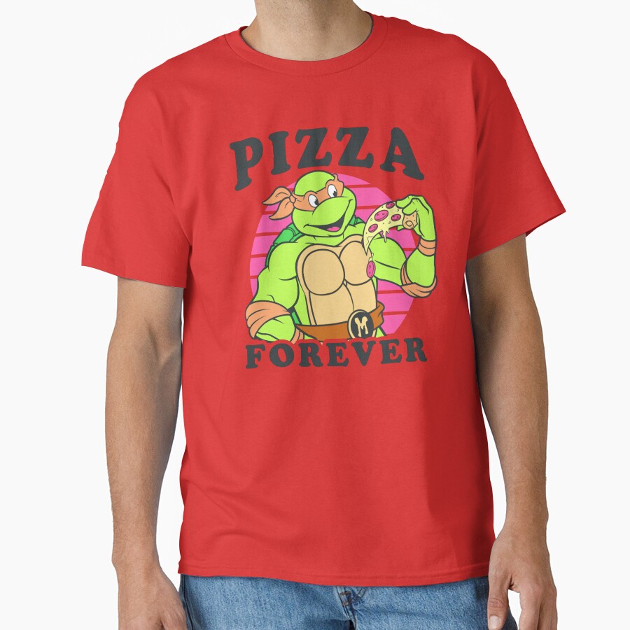 Teenage Mutant Ninja Turtles Michelangelo Pizza Forever T-shirt - Image 5