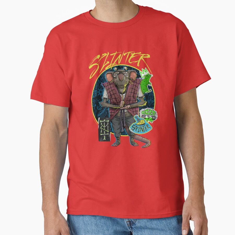 Teenage Mutant Ninja Turtles Mutant Mayhem Hipster Splinter T-shirt - Image 5