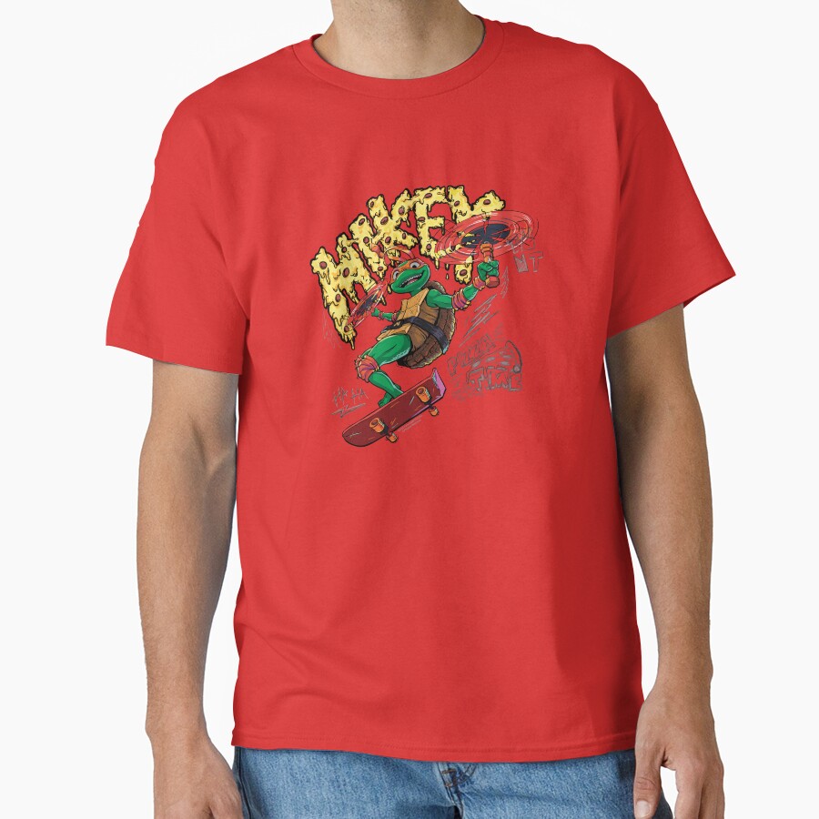 Teenage Mutant Ninja Turtles Mutant Mayhem Mikey Pose T-shirt - Image 5