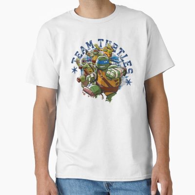 Teenage Mutant Ninja Turtles Vintage Collegiate Team Turtles T-shirt