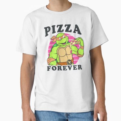 Teenage Mutant Ninja Turtles Michelangelo Pizza Forever T-shirt