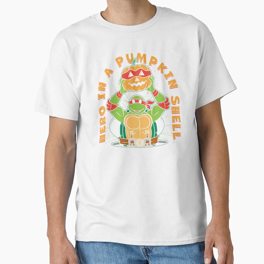 Teenage Mutant Ninja Turtles Raphael Halloween Pumpkin T-shirt - Image 2