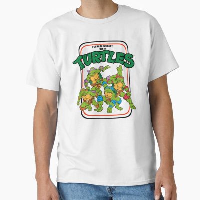 Teenage Mutant Ninja Turtles Vintage Cartoon Group Shot T-shirt