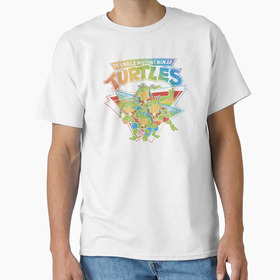 Teenage Mutant Ninja Turtles Pride Rainbow Gradient T-shirt - Image 2