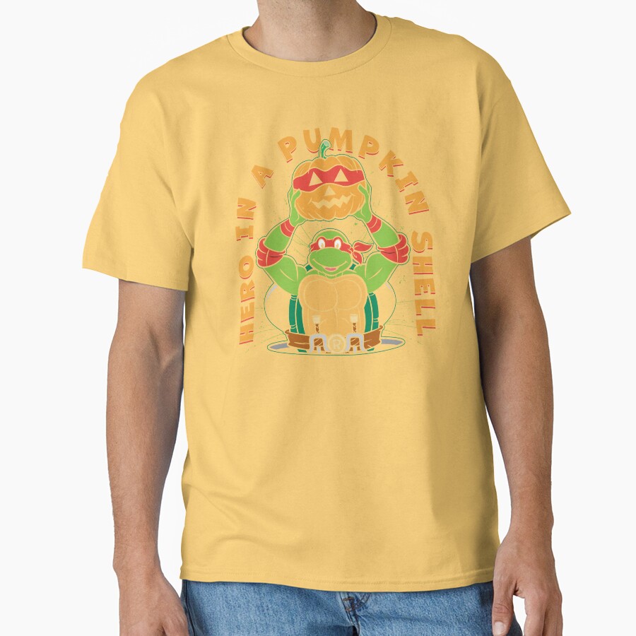 Teenage Mutant Ninja Turtles Raphael Halloween Pumpkin T-shirt - Image 6