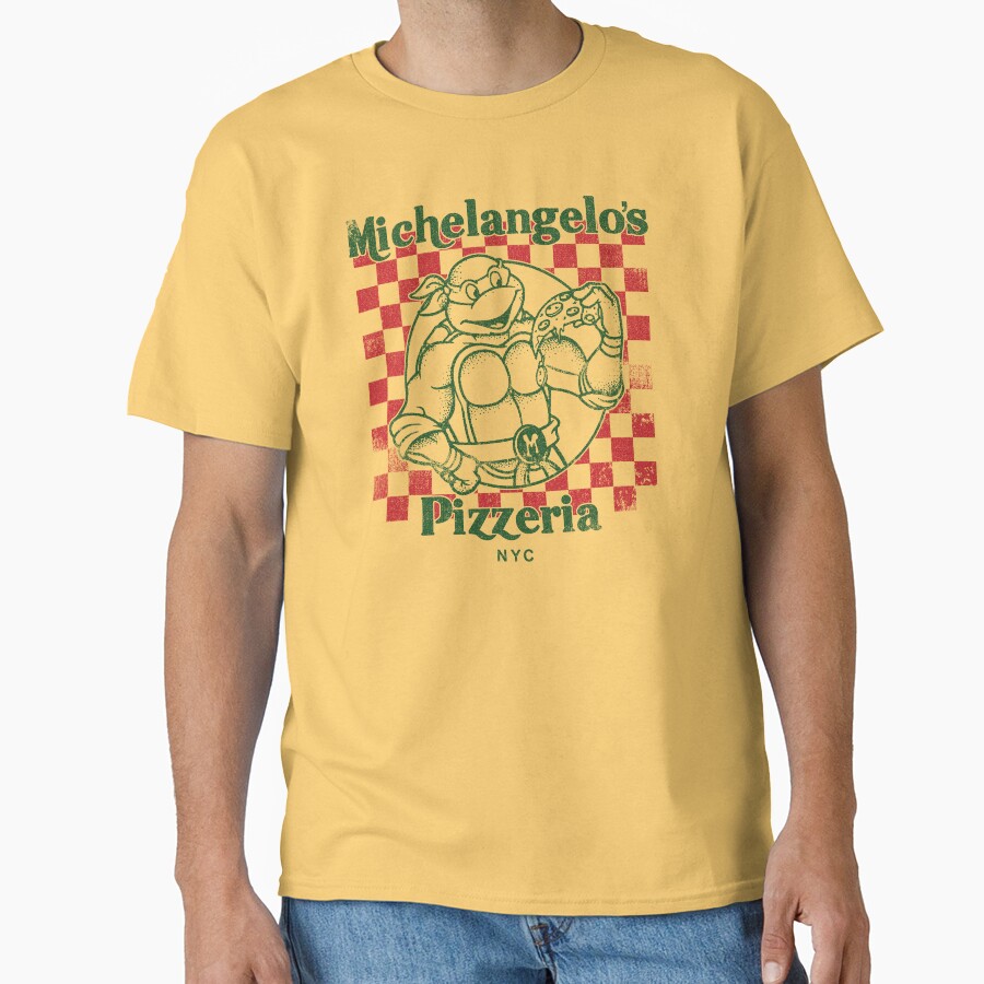 Teenage Mutant Ninja Turtles Mikey S Yummy Pizza T-shirt - Image 6