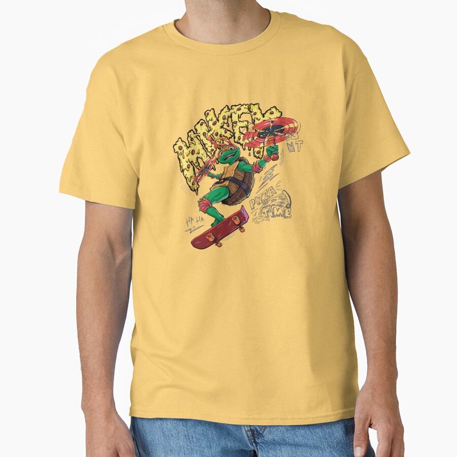 Teenage Mutant Ninja Turtles Mutant Mayhem Mikey Pose T-shirt - Image 6