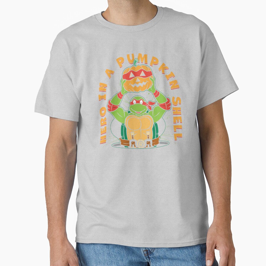 Teenage Mutant Ninja Turtles Raphael Halloween Pumpkin T-shirt - Image 3