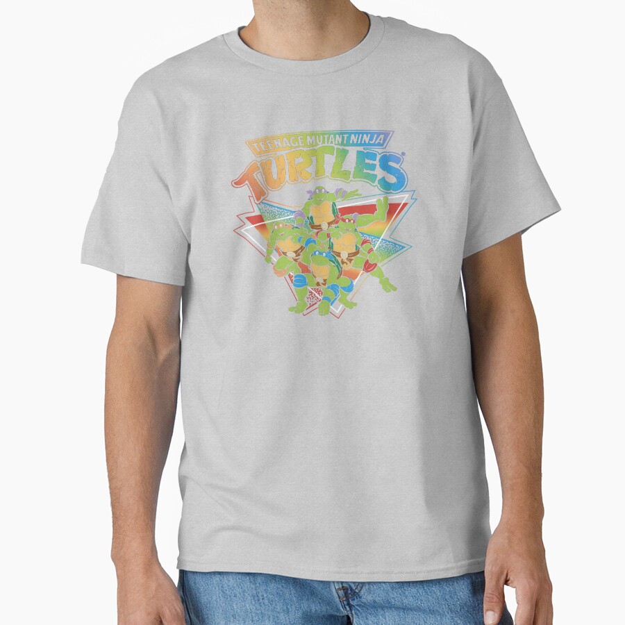 Teenage Mutant Ninja Turtles Pride Rainbow Gradient T-shirt - Image 3