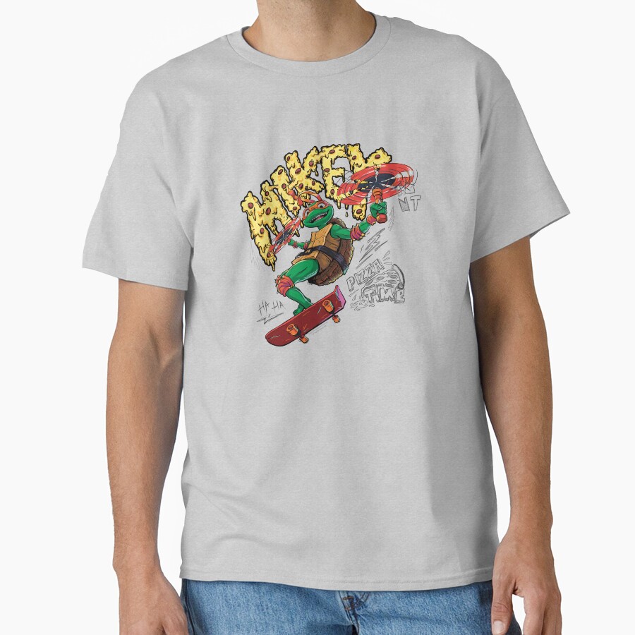 Teenage Mutant Ninja Turtles Mutant Mayhem Mikey Pose T-shirt - Image 3