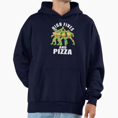 Teenage Mutant Ninja Turtles High Fives And Pizza Vintage Hoodie