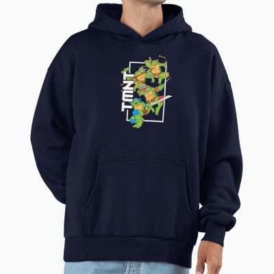 Teenage Mutant Ninja Turtles Vintage Ninja Group Side Logo Hoodie