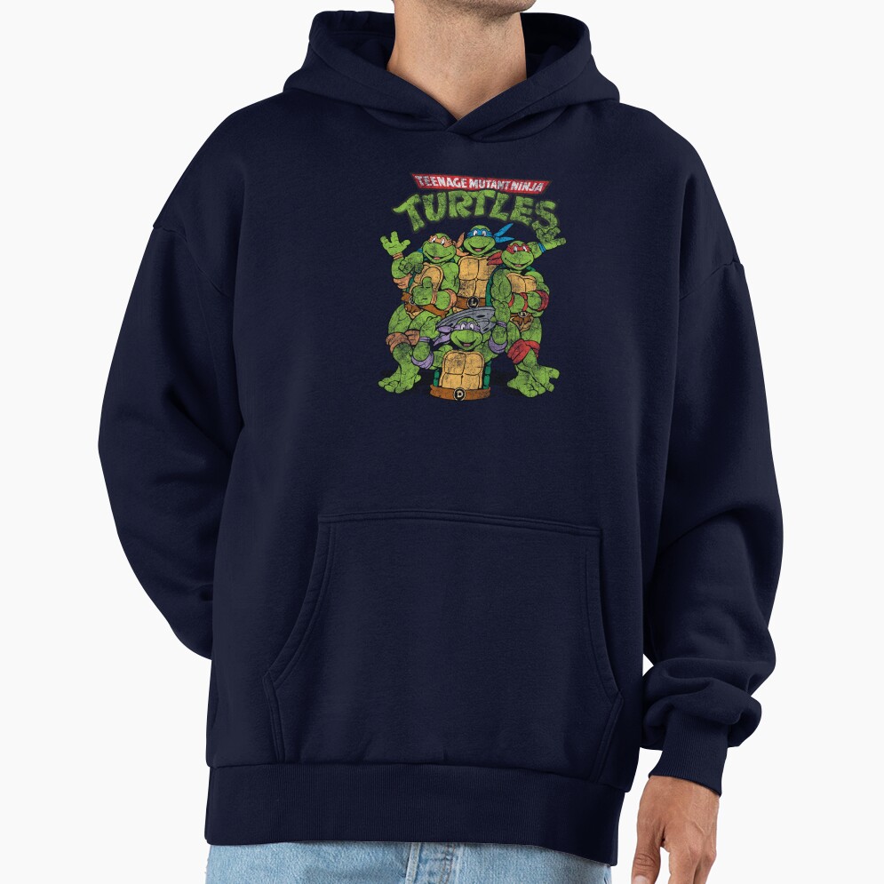 Teenage Mutant Ninja Turtles Classic Retro Logo Hoodie - Image 5