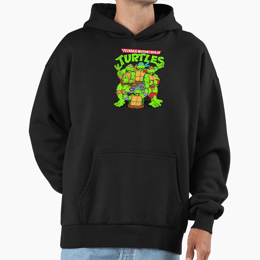 Teenage Mutant Ninja Turtles Classic Group Shot Hoodie - Image 3