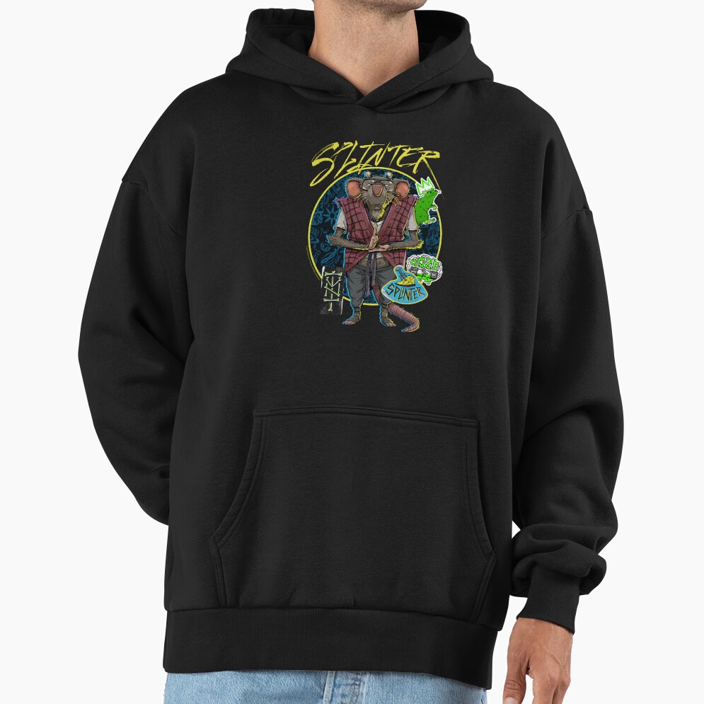Teenage Mutant Ninja Turtles Mutant Mayhem Hipster Splinter Hoodie - Image 3