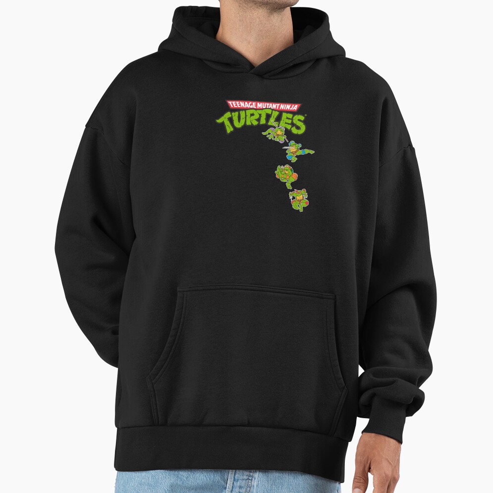 Teenage Mutant Ninja Turtles Swinging Side Ninja Icons Hoodie - Image 3
