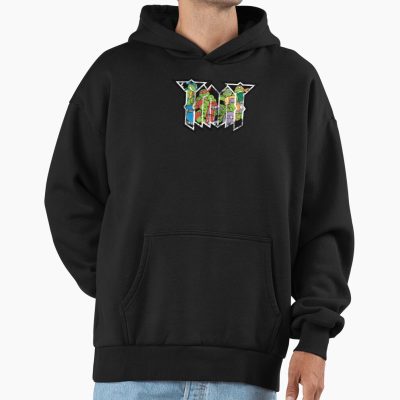 Teenage Mutant Ninja Turtles Group Shot Skater Distressed Hoodie