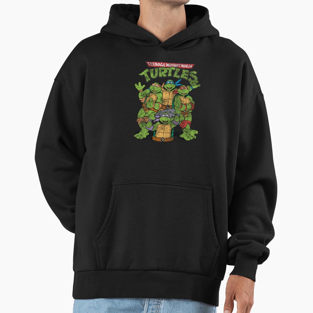 Teenage Mutant Ninja Turtles Classic Retro Logo Hoodie - Image 3