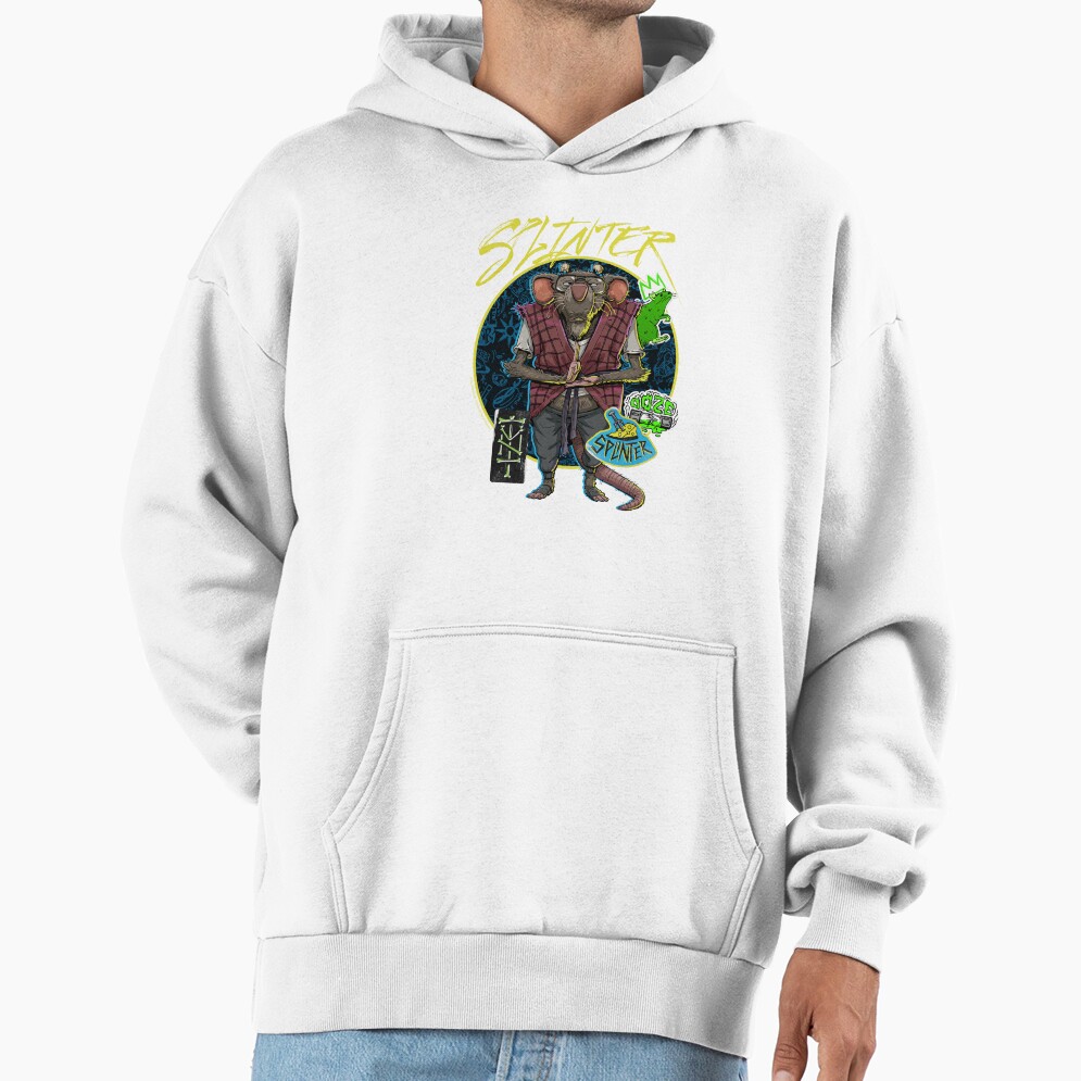 Teenage Mutant Ninja Turtles Mutant Mayhem Hipster Splinter Hoodie - Image 2