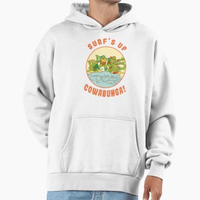 Teenage Mutant Ninja Turtles Surf S Up Circle Group Poster Hoodie