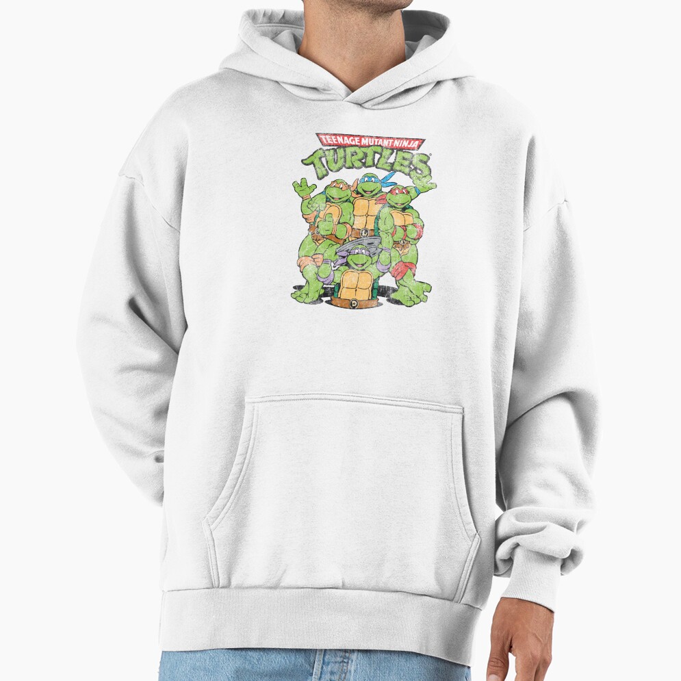 Teenage Mutant Ninja Turtles Classic Retro Logo Hoodie - Image 2