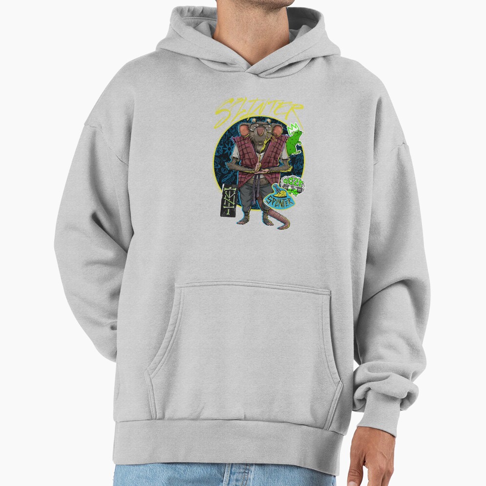 Teenage Mutant Ninja Turtles Mutant Mayhem Hipster Splinter Hoodie - Image 5